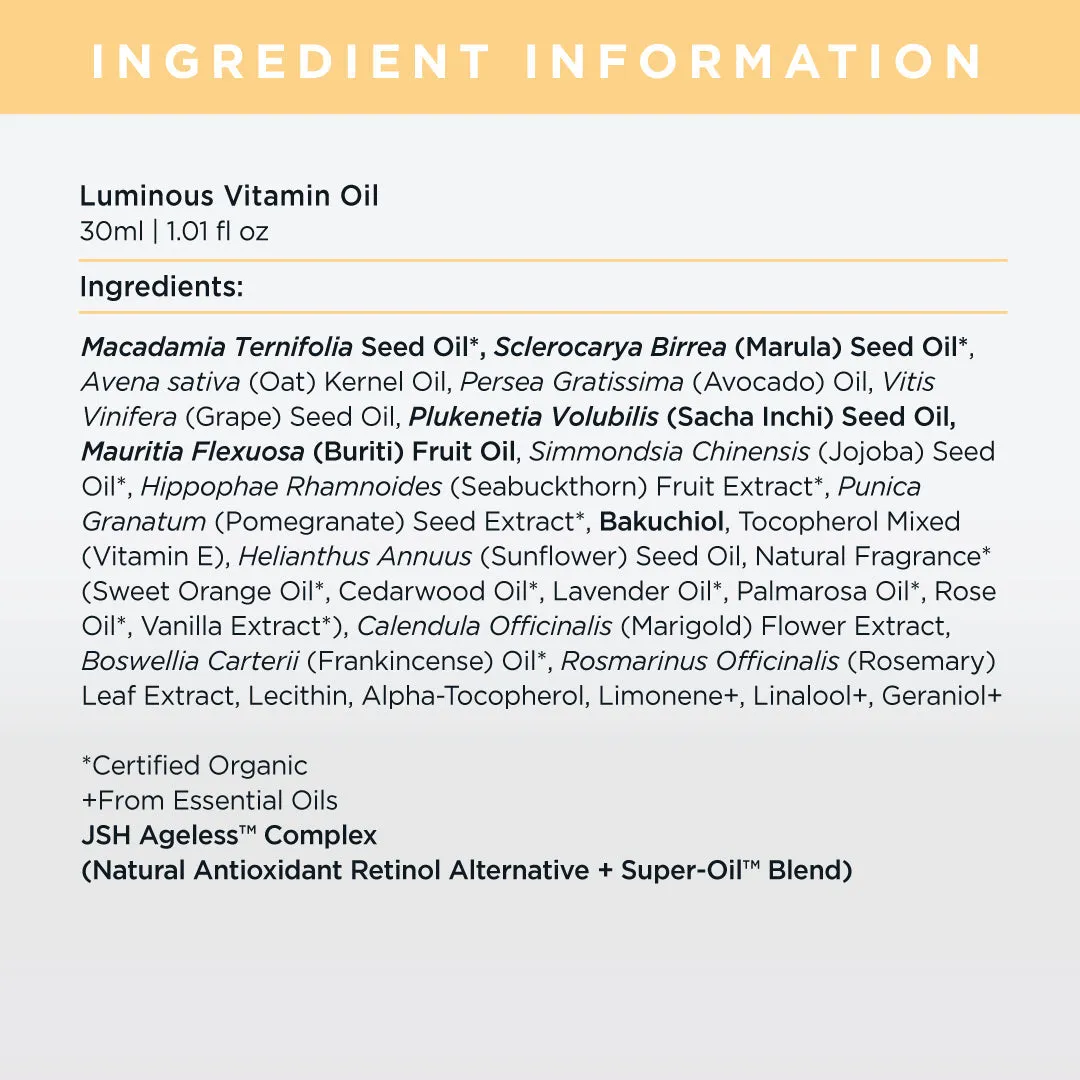 FREE Luminous Vitamin Oil - 30ml