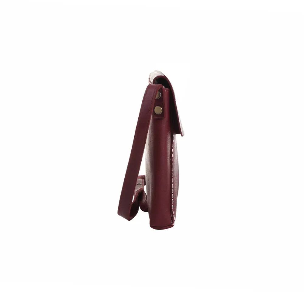 Fundamental Messenger Bag III -Burgundy