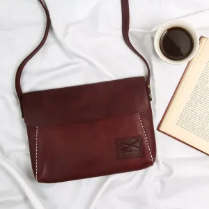 Fundamental Messenger Bag III -Burgundy