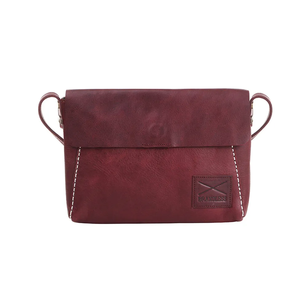 Fundamental Messenger Bag III -Burgundy