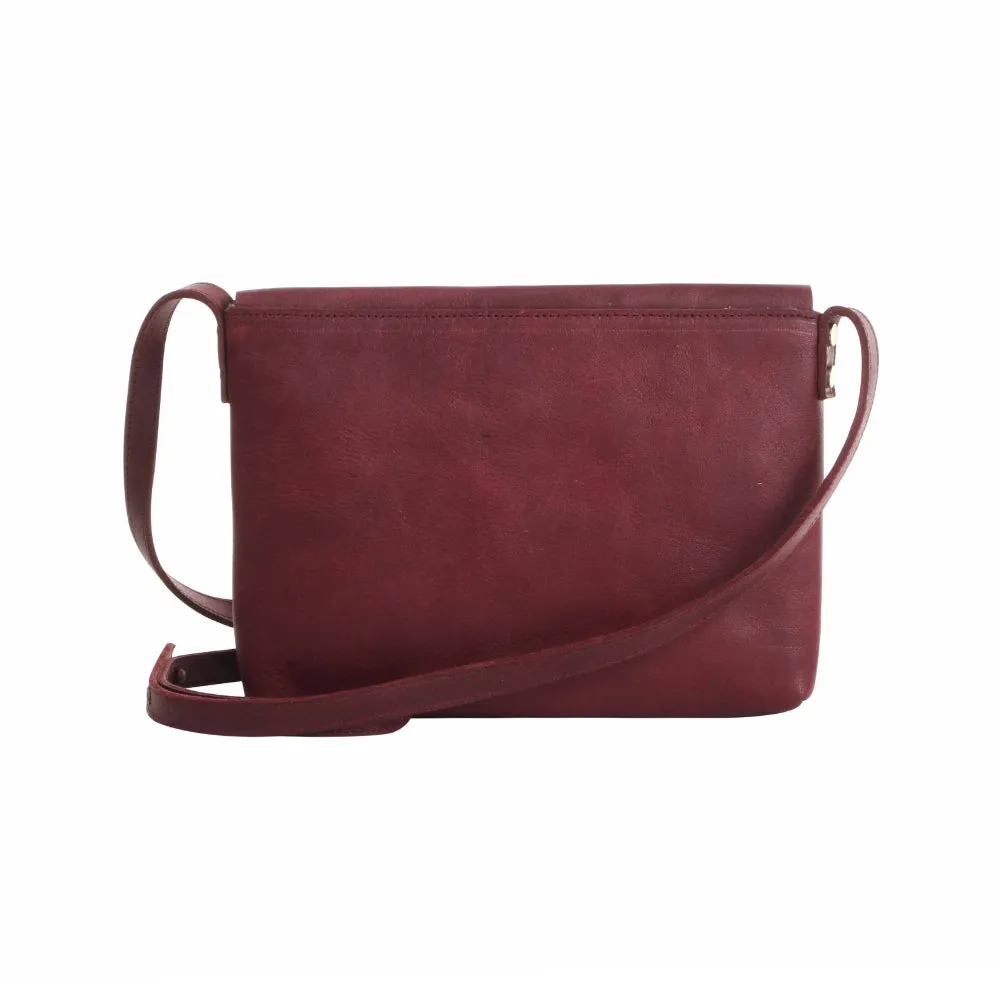 Fundamental Messenger Bag III -Burgundy