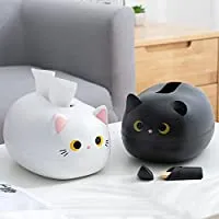Funki Buys | Tissue Box Cover | Cute Cat Tissue Napkin Cover