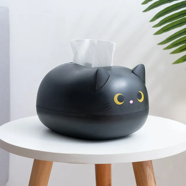 Funki Buys | Tissue Box Cover | Cute Cat Tissue Napkin Cover