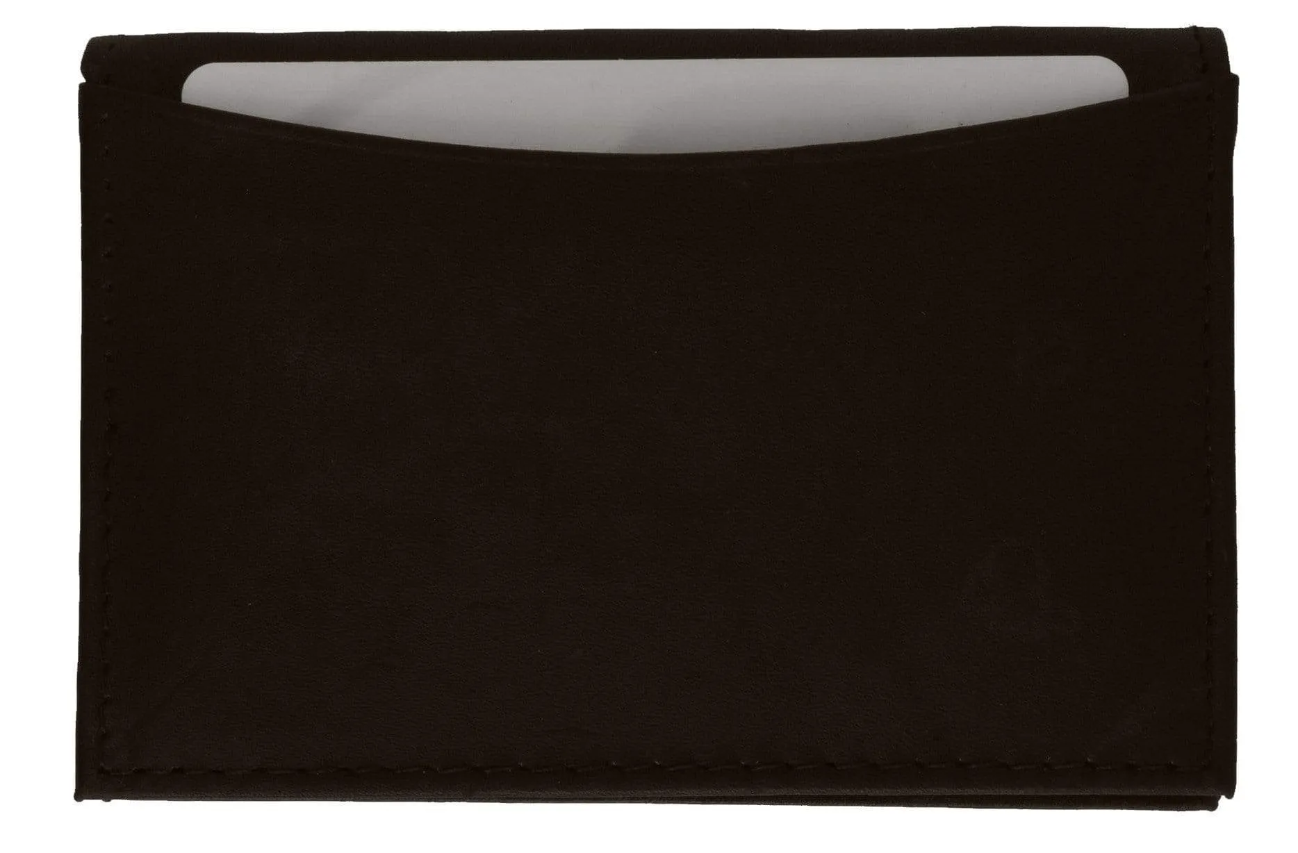 Genuine Leather Expandable Credit Card ID Business Card Holder Wallet 580 CF