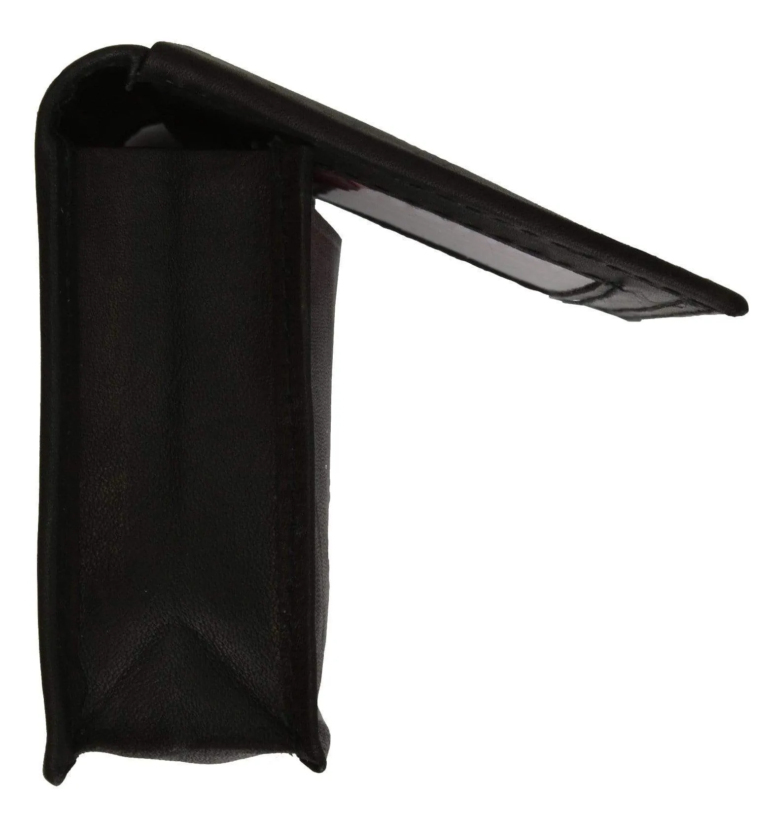 Genuine Leather Expandable Credit Card ID Business Card Holder Wallet 580 CF