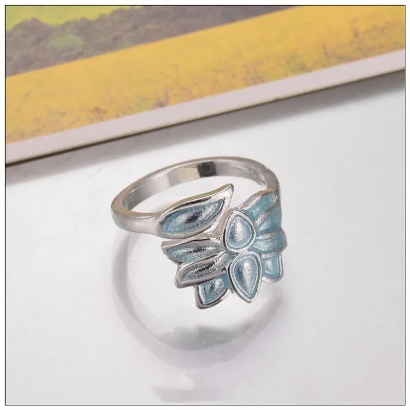 Glow in The Dark Adjustable Lotus Ring