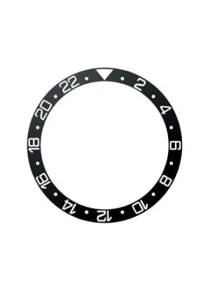 GMT Style Ceramic Bezel Insert Black