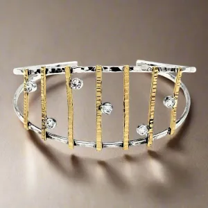 Golden Ladder Sparkle Cuff