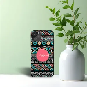 Gripper Case With Blue & Pink Trivial
