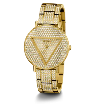 GUESS Ladies Gold Tone Analog Watch