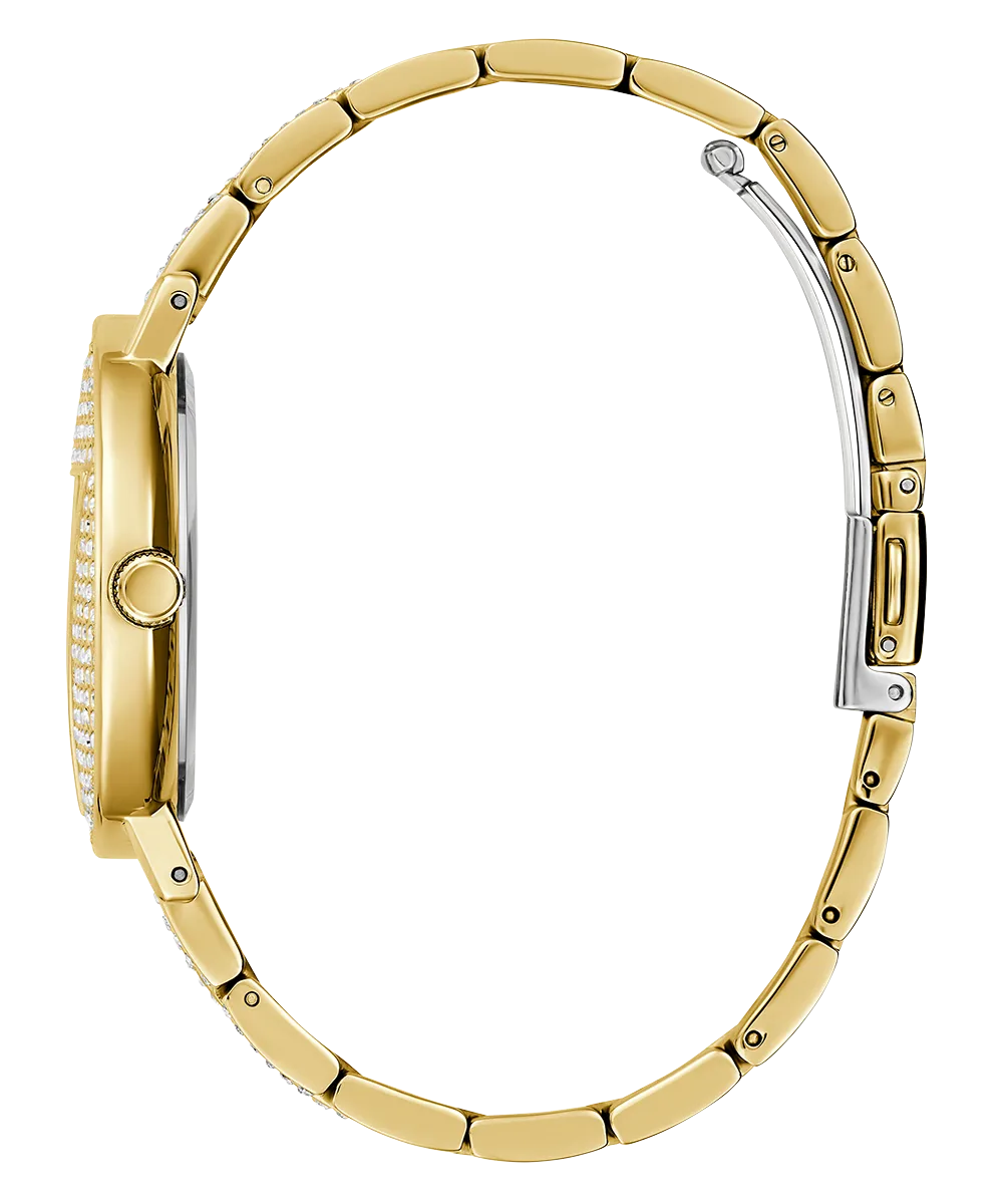 GUESS Ladies Gold Tone Analog Watch