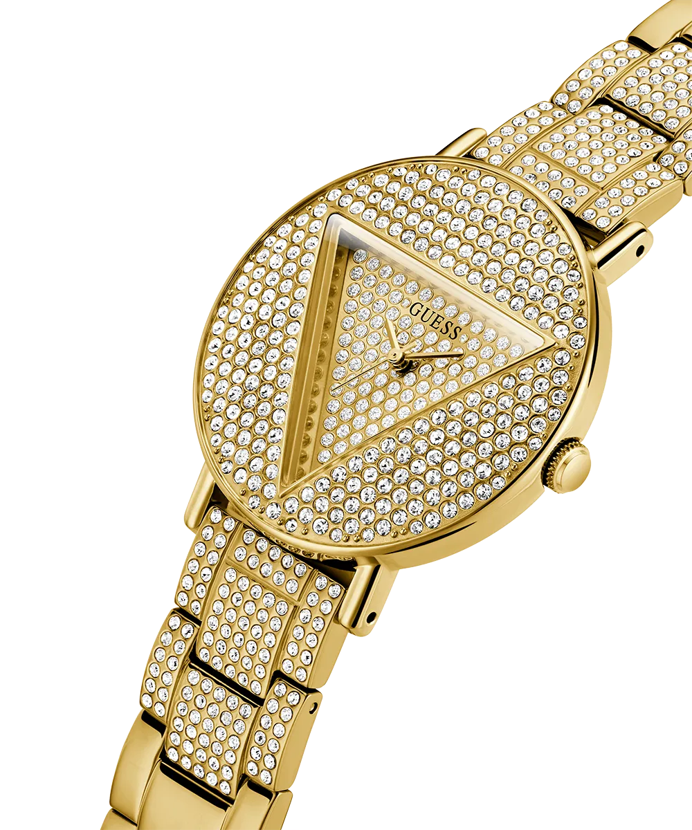 GUESS Ladies Gold Tone Analog Watch