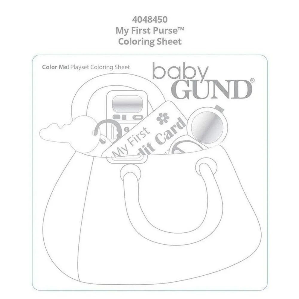 Gund My First Purse Plush Play Set
