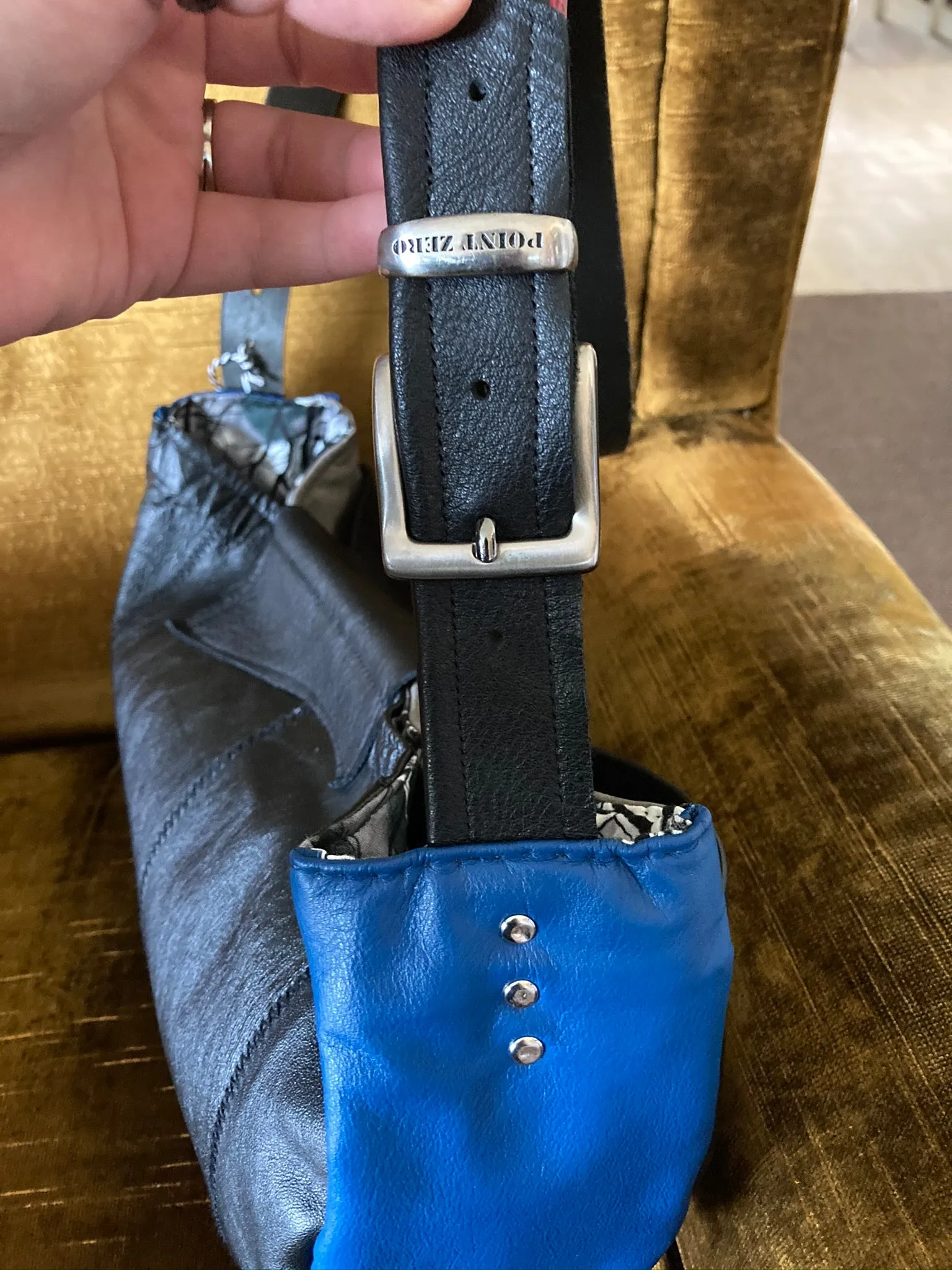 Half Moon Graveyard Shoulder Purse