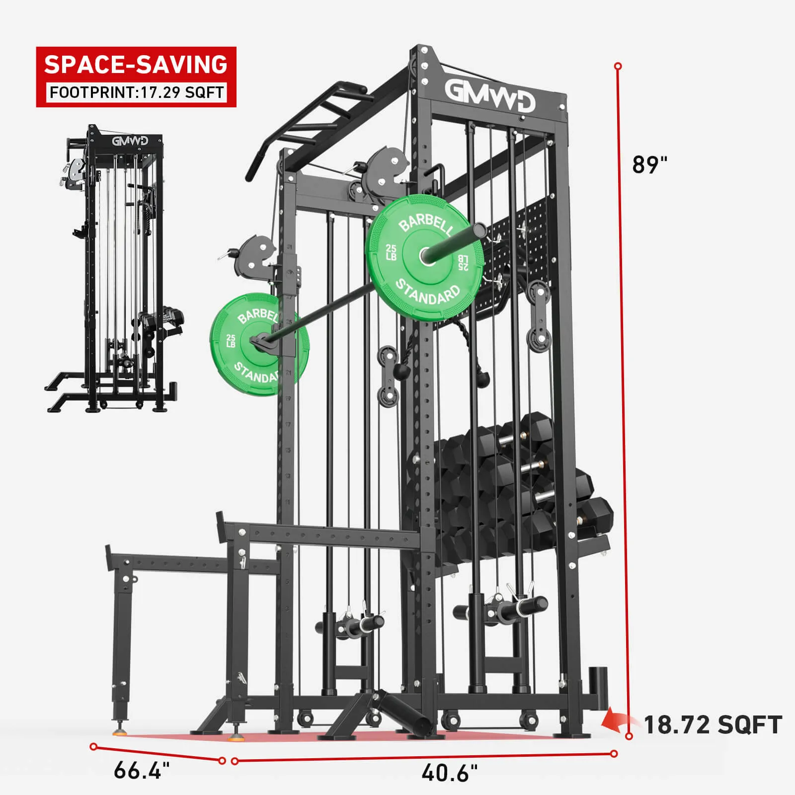 Half Rack with Functional Trainer HR01