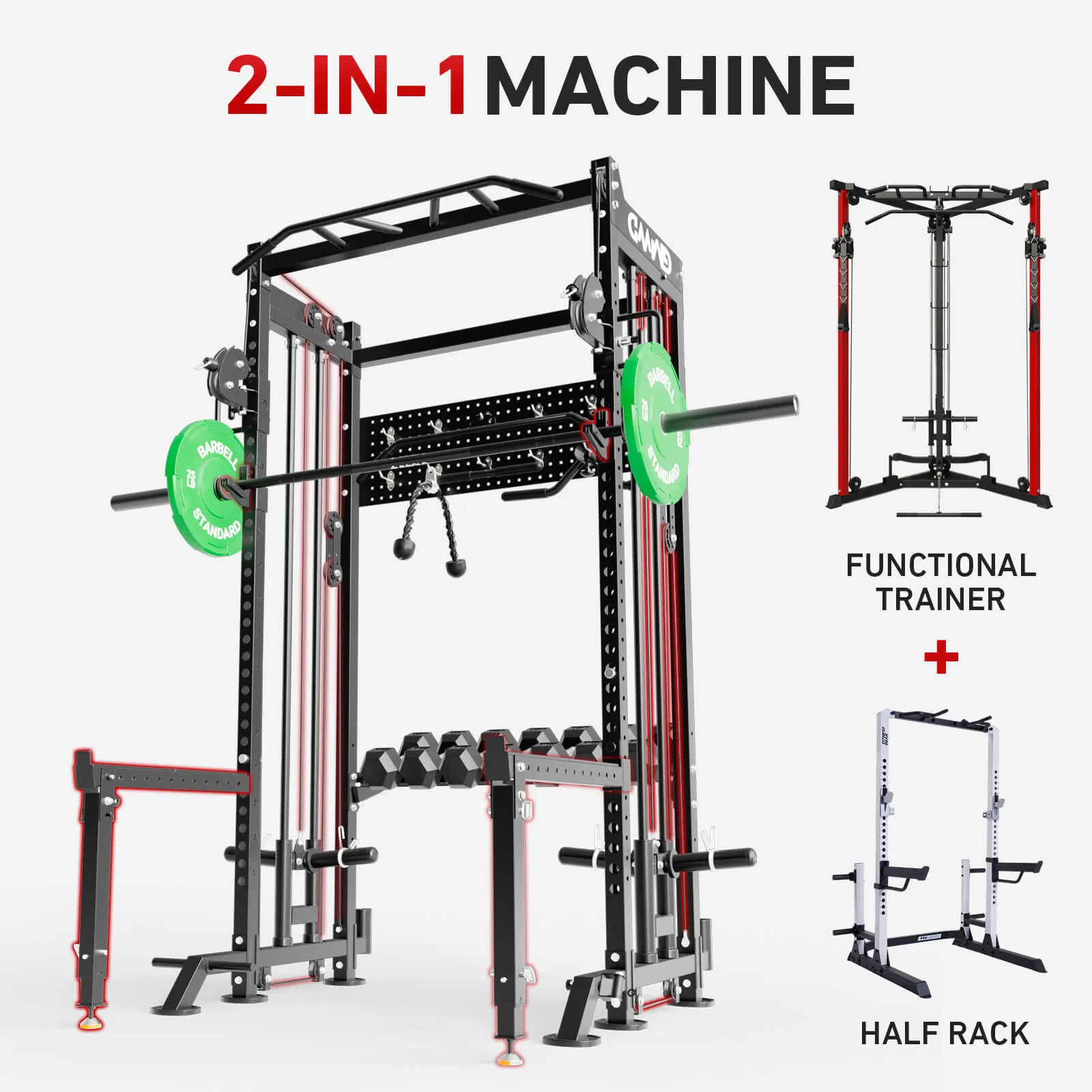 Half Rack with Functional Trainer HR01
