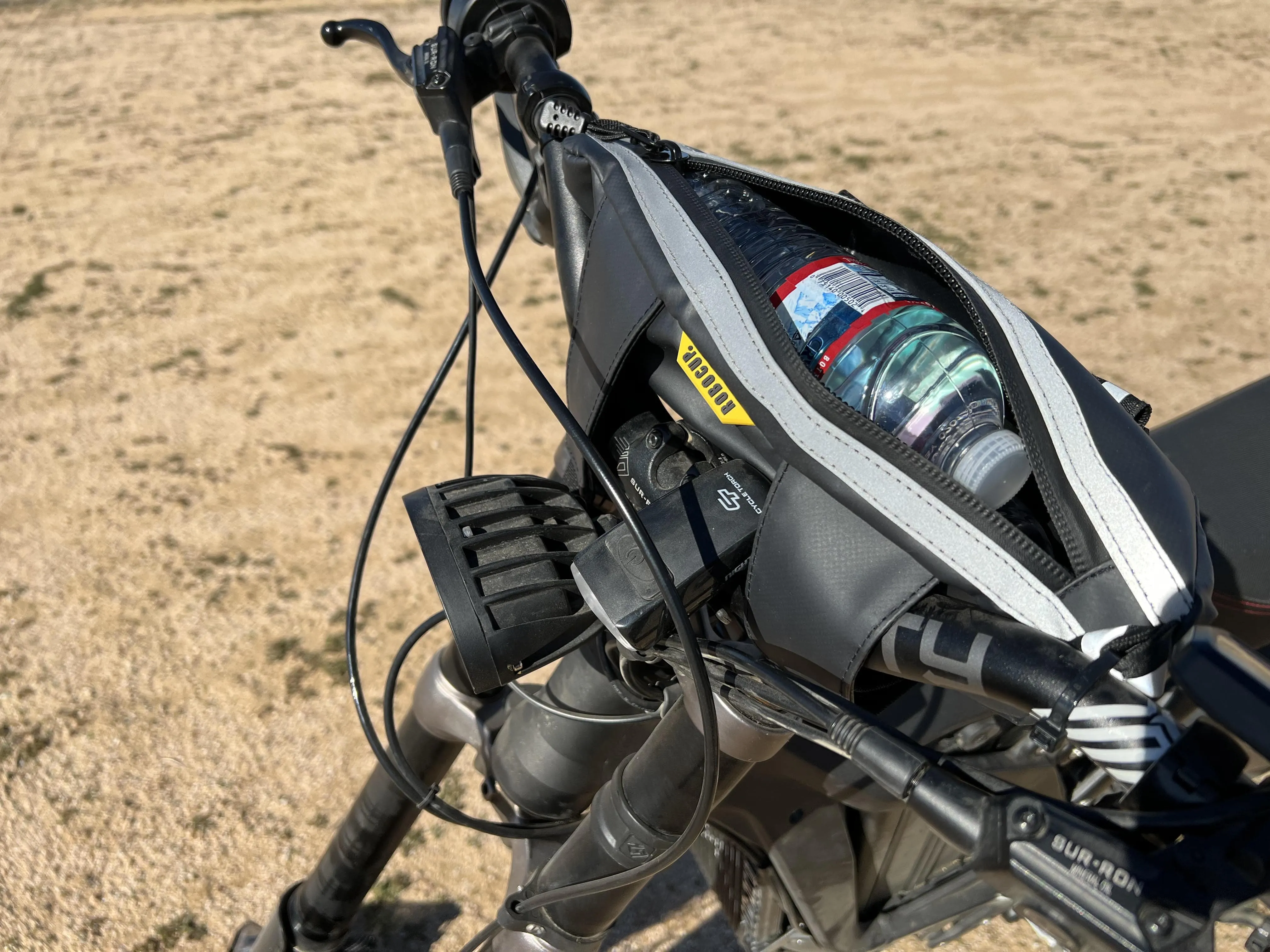 Handlebar Storage Bag for Motorcycles, Bicycles, ATV & UTV