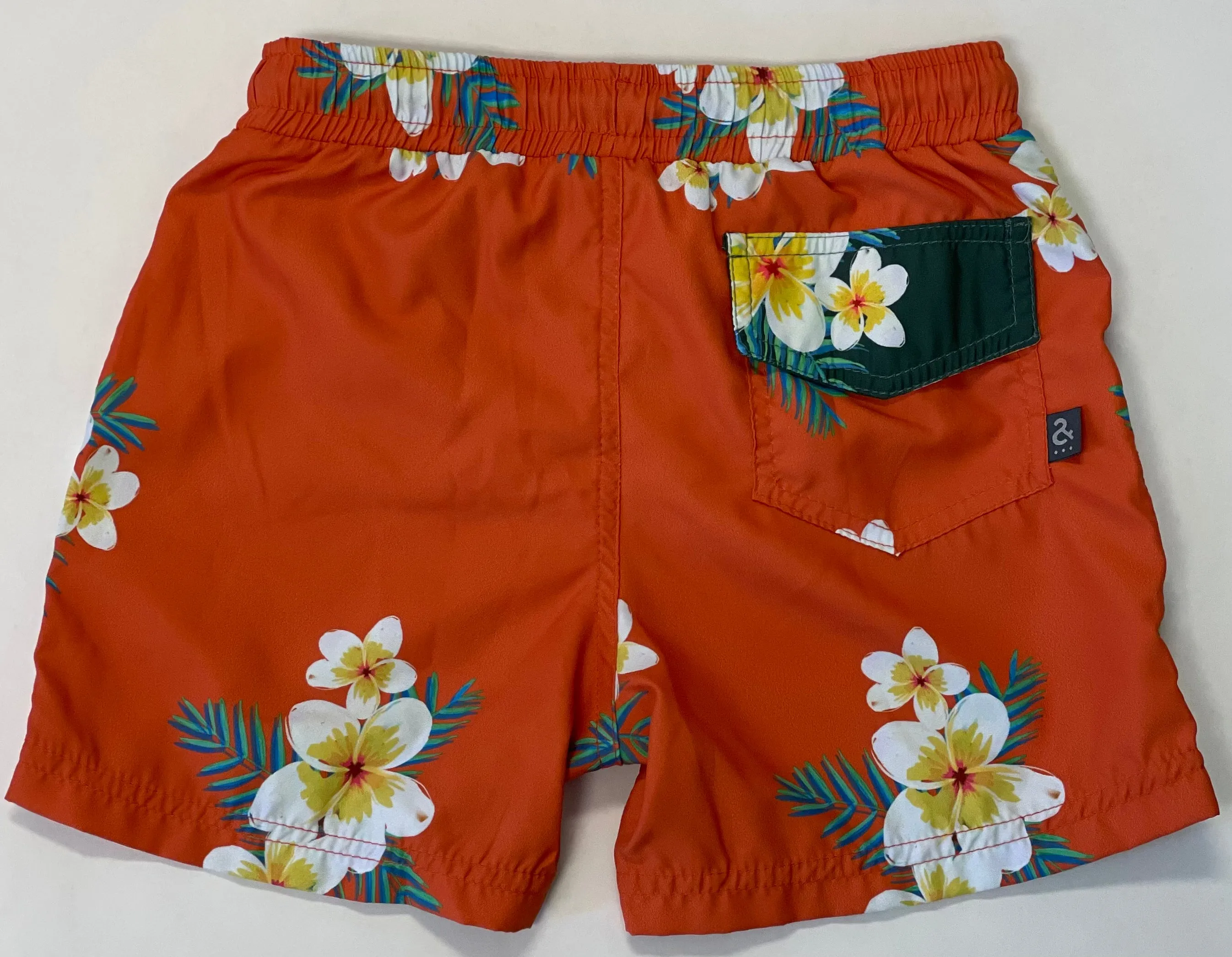 Hawaiian Flower Swim Shorts