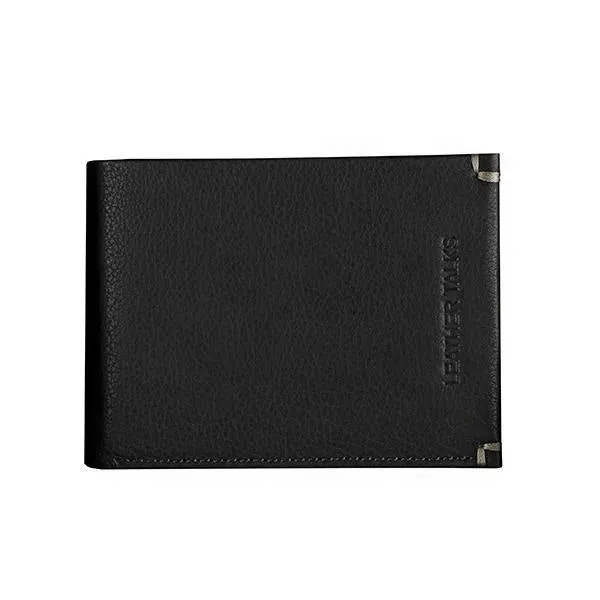 Henry Gent's Leather Wallet  | 100% Pure Leather |  Lifetime Warranty |  Colour : Dark Brown & Black