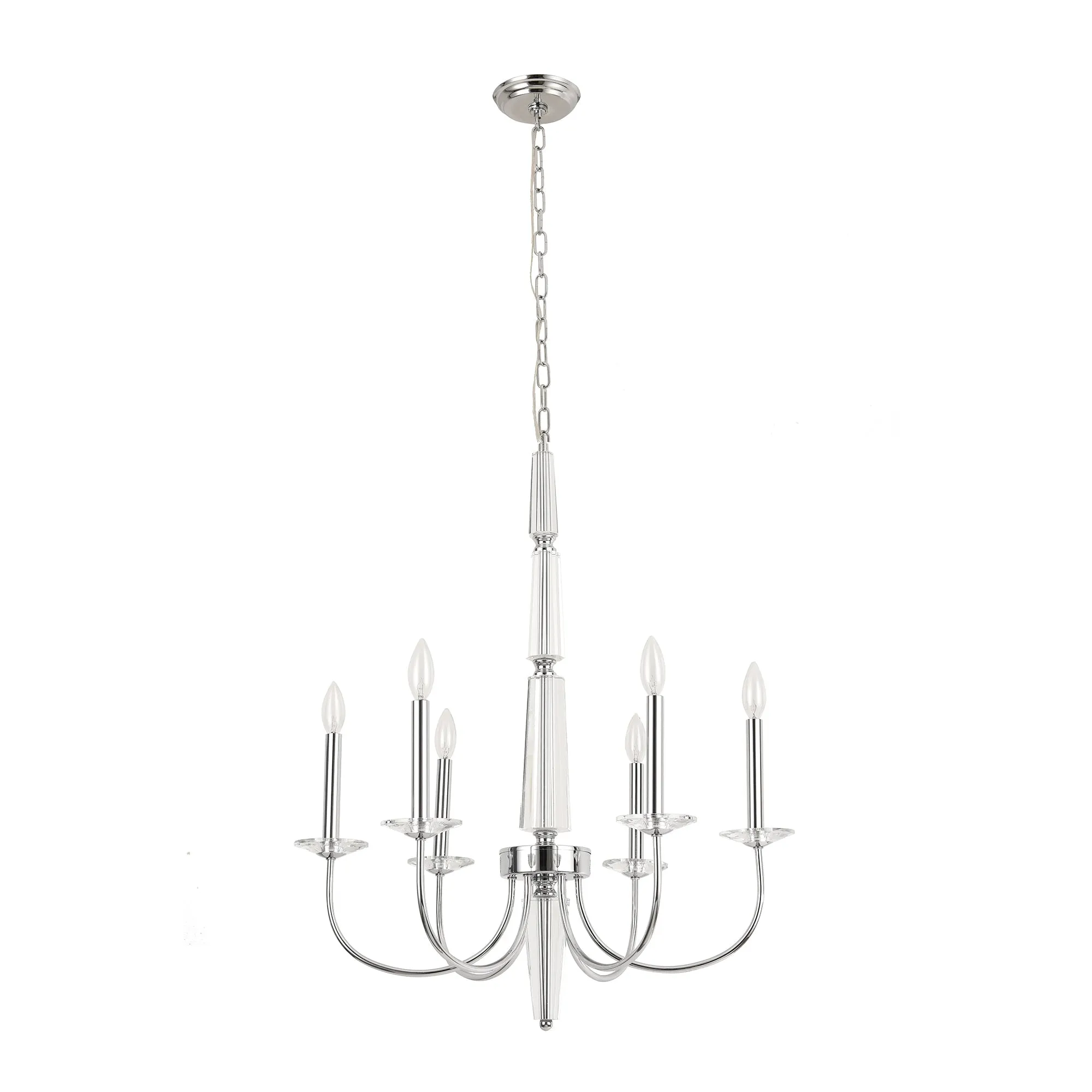 Hestia Collection Metal & Cystal Chandelier Lights