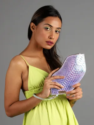 Holo Prisma Lips Shaped Makeup Pouch | Modern Myth
