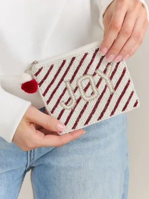 Joy Beaded Coin Purse