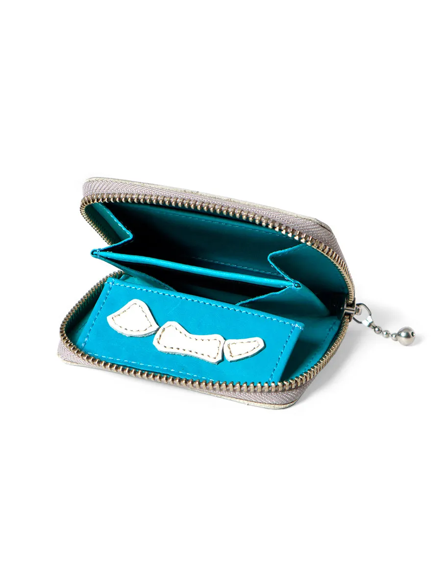 Kapital Mirrow Leather THUMBS-UP Mini Wallet - Green