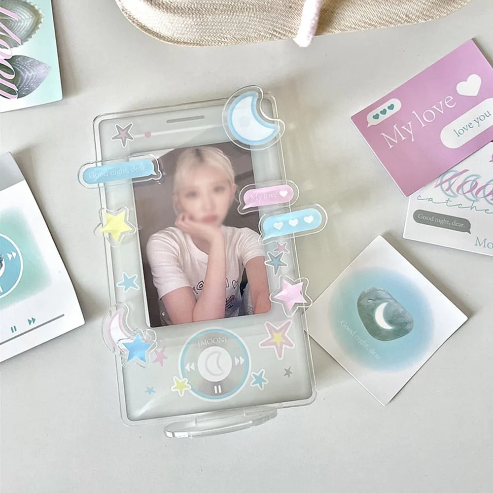 Kawaii Kpop Moon Star Photocard Holder