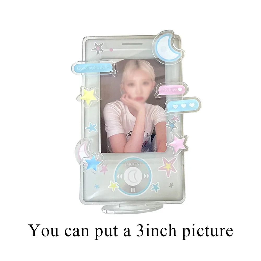 Kawaii Kpop Moon Star Photocard Holder