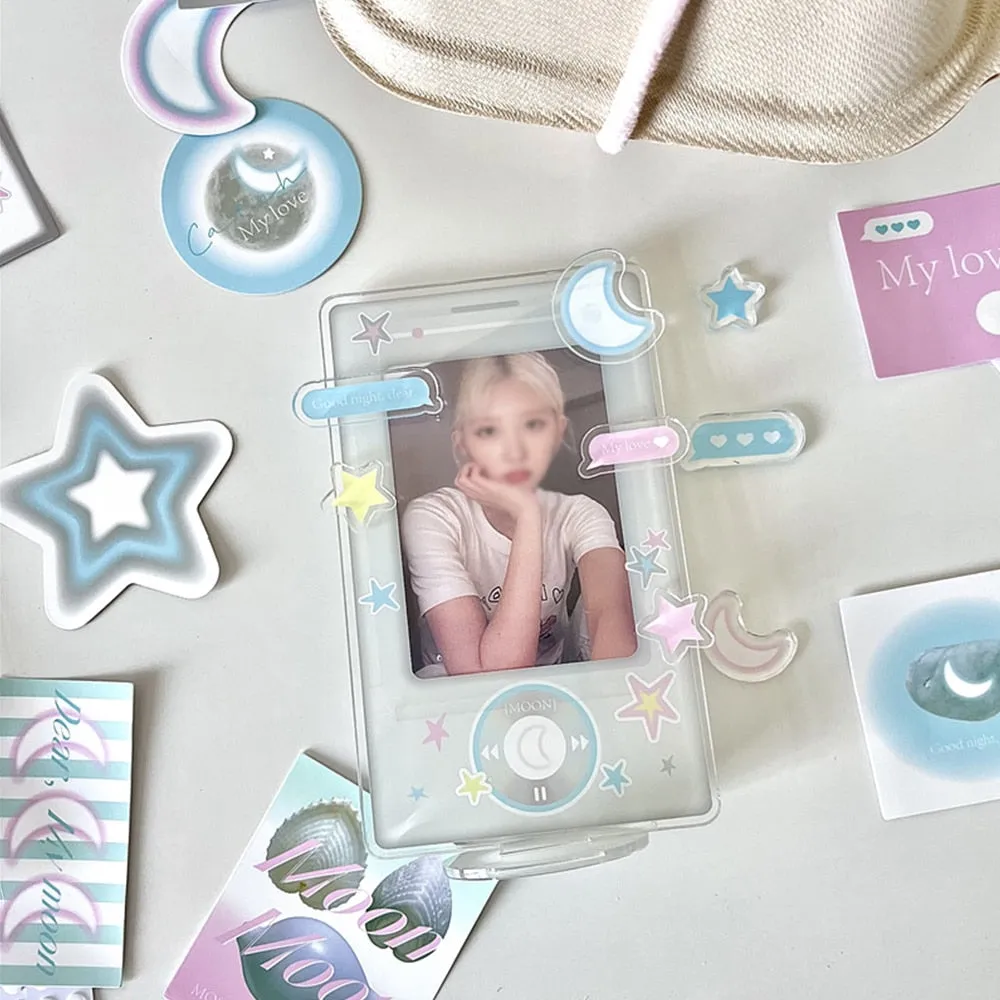 Kawaii Kpop Moon Star Photocard Holder