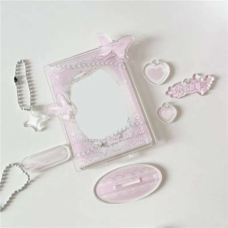 Kawaii Kpop Moon Star Photocard Holder