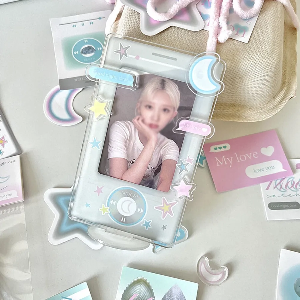 Kawaii Kpop Moon Star Photocard Holder