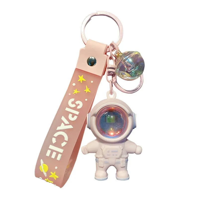 Kawaii Luminous Space Astronaut Keychain