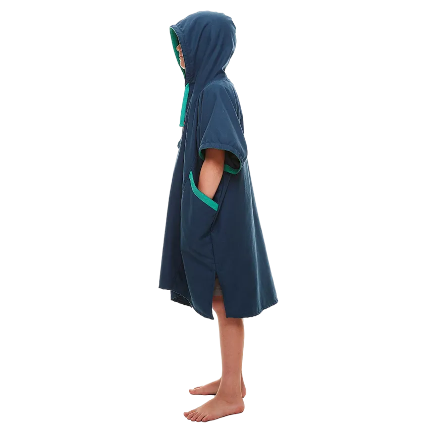 Kids Quick Dry Microfibre Changing Robe - Navy