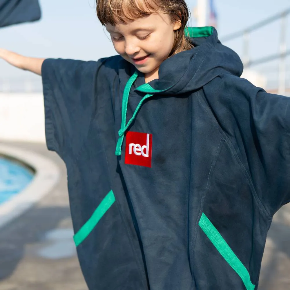 Kids Quick Dry Microfibre Changing Robe - Navy