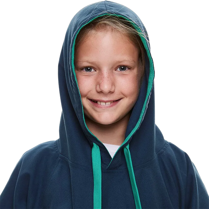 Kids Quick Dry Microfibre Changing Robe - Navy