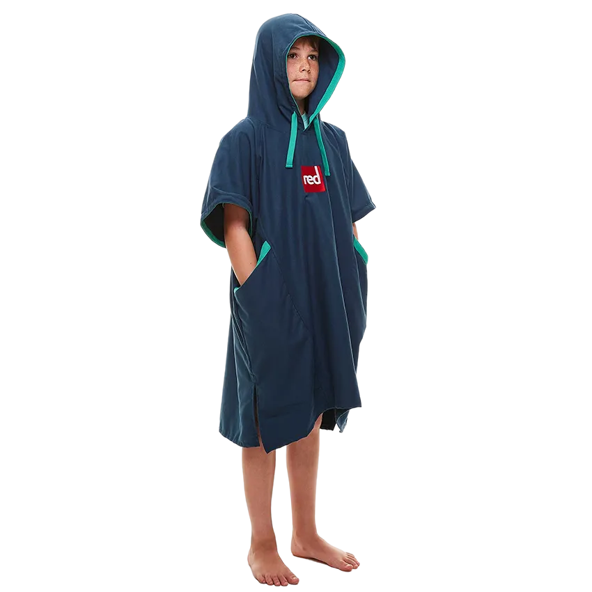 Kids Quick Dry Microfibre Changing Robe - Navy