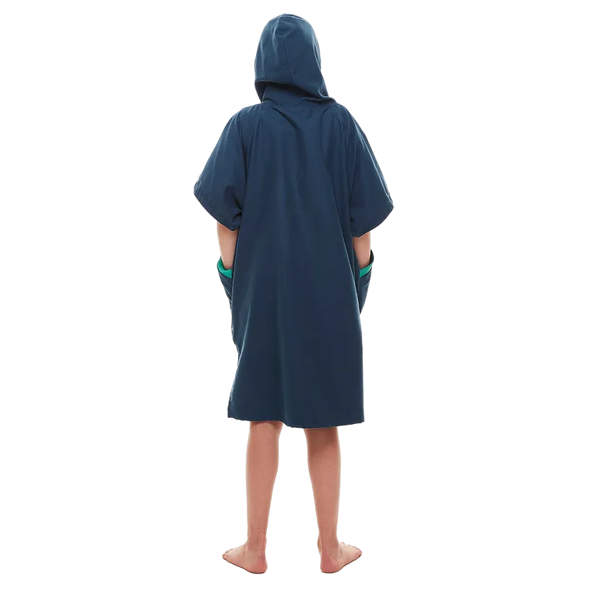Kids Quick Dry Microfibre Changing Robe - Navy