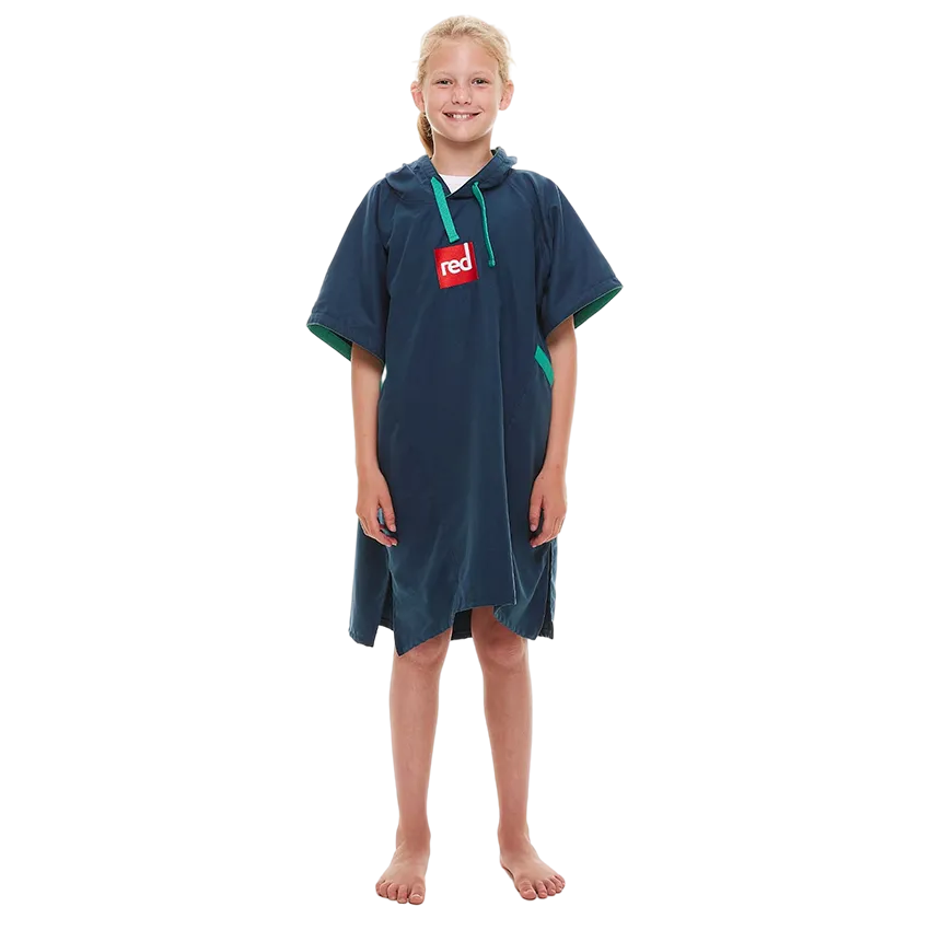 Kids Quick Dry Microfibre Changing Robe - Navy
