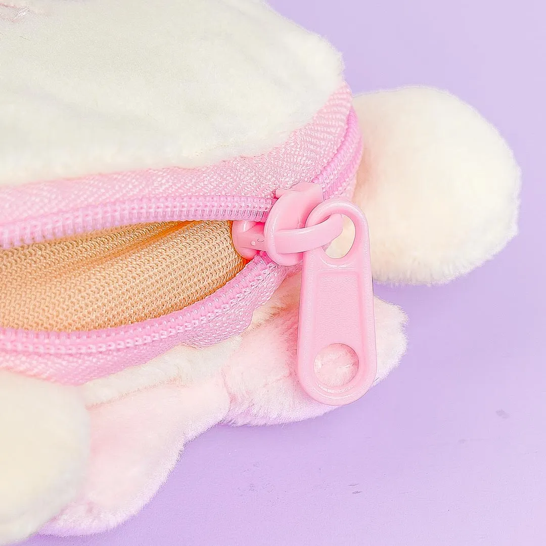Korilakkuma Fluffy Ribbon Coin Purse