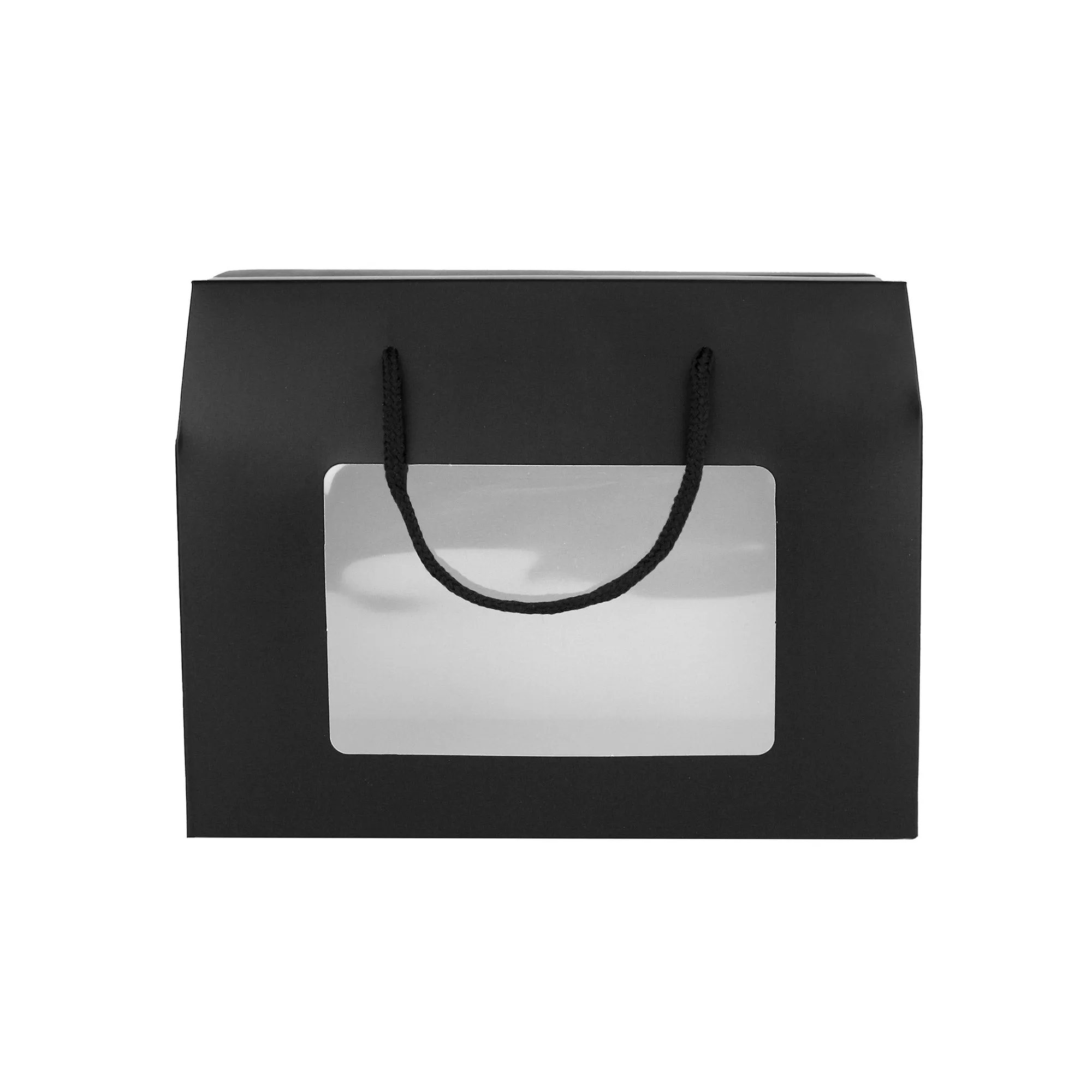 Kraft Gift Box Bags with Rope Handle Pack of 12 (Sizes Available)