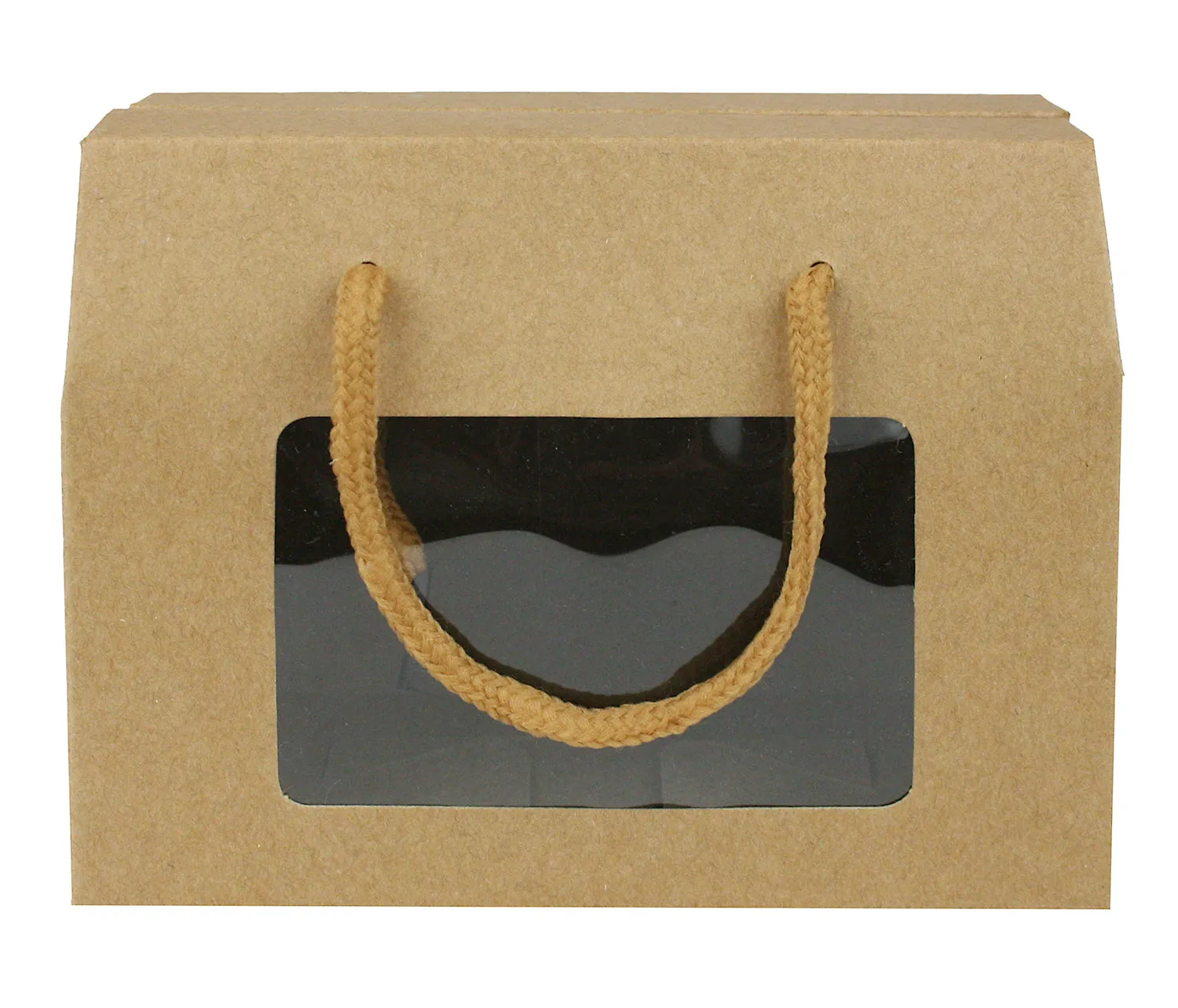 Kraft Gift Box Bags with Rope Handle Pack of 12 (Sizes Available)