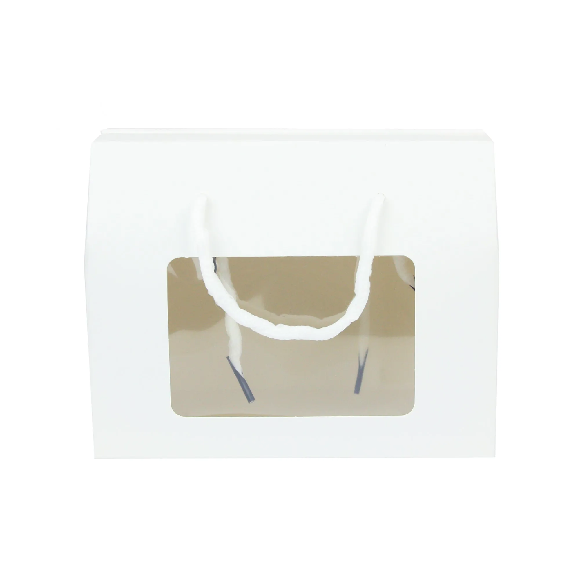 Kraft Gift Box Bags with Rope Handle Pack of 12 (Sizes Available)