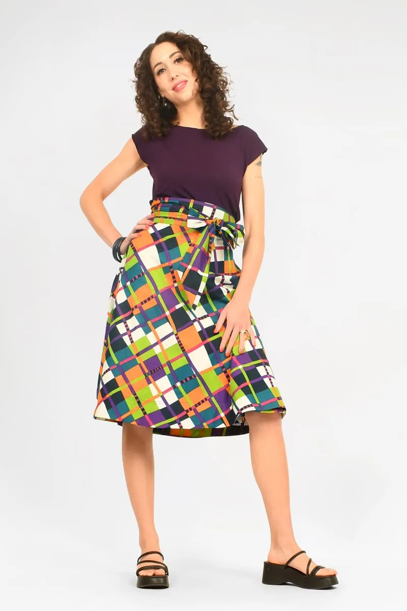 Lara Short Wrap Skirt