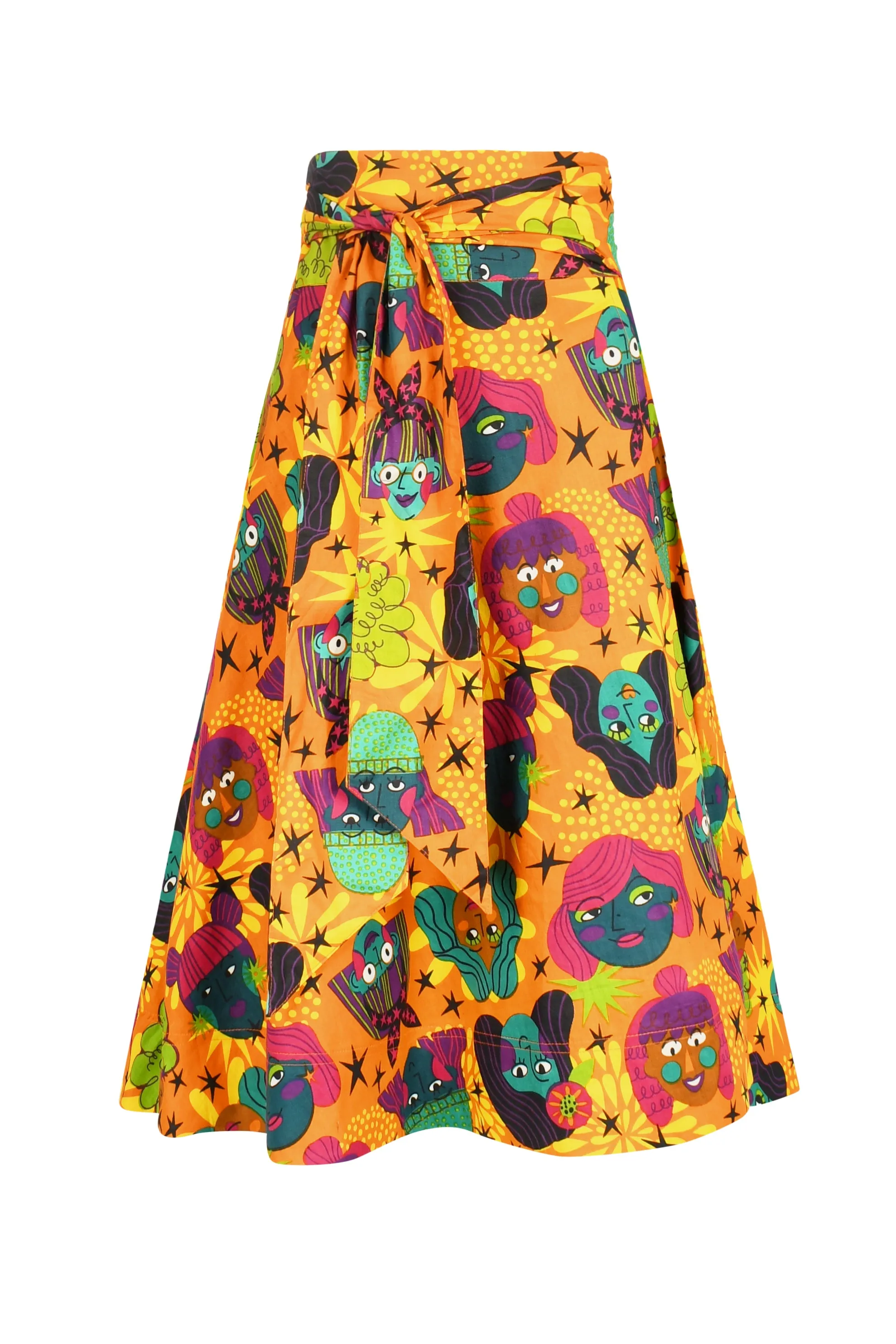 Lara Short Wrap Skirt