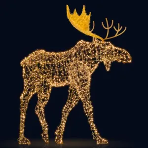 LARGE LED MOOSE W/ ANTLERS