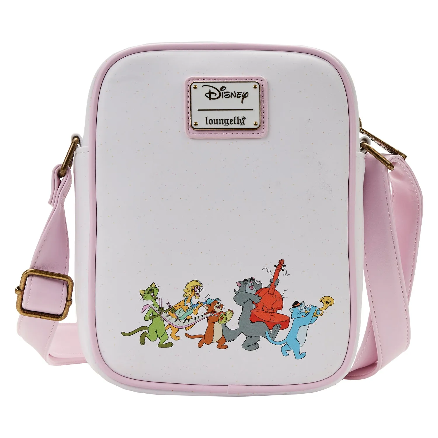 LF Disney The Aristocats Poster Passport CrossBody Bag