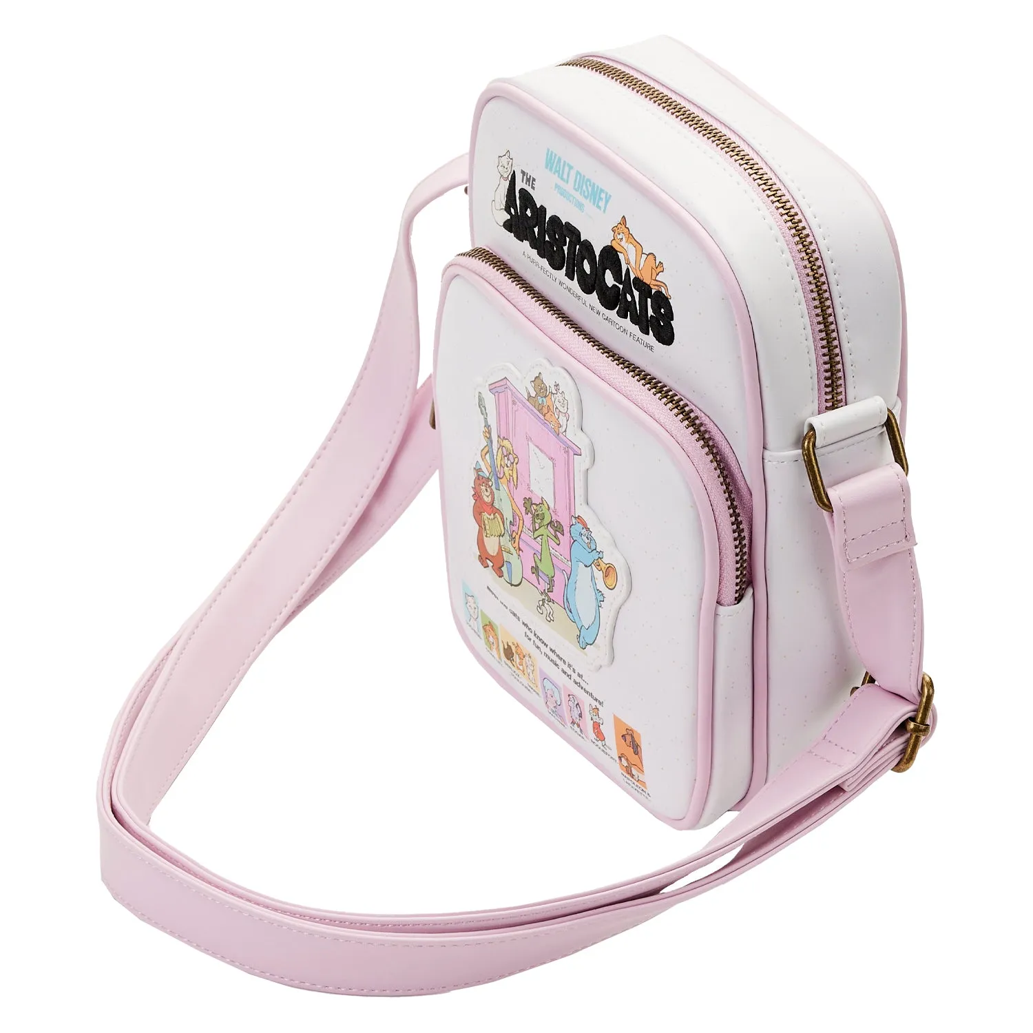 LF Disney The Aristocats Poster Passport CrossBody Bag