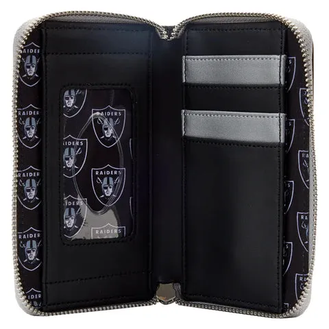 LF NFL Lv Raiders Patches ZipAround Wallet