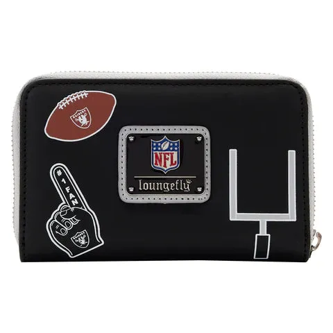 LF NFL Lv Raiders Patches ZipAround Wallet